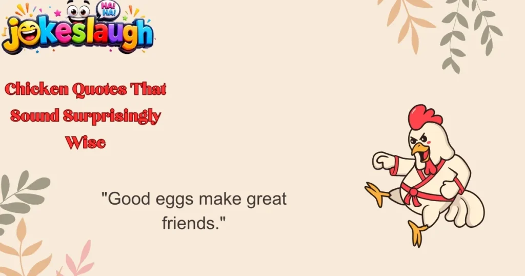 Chicken Quotes That Sound Surprisingly Wise