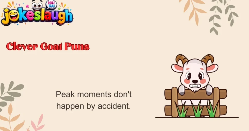 Clever Goat Puns