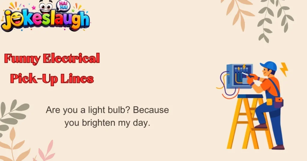 Funny Electrical Pick-Up Lines