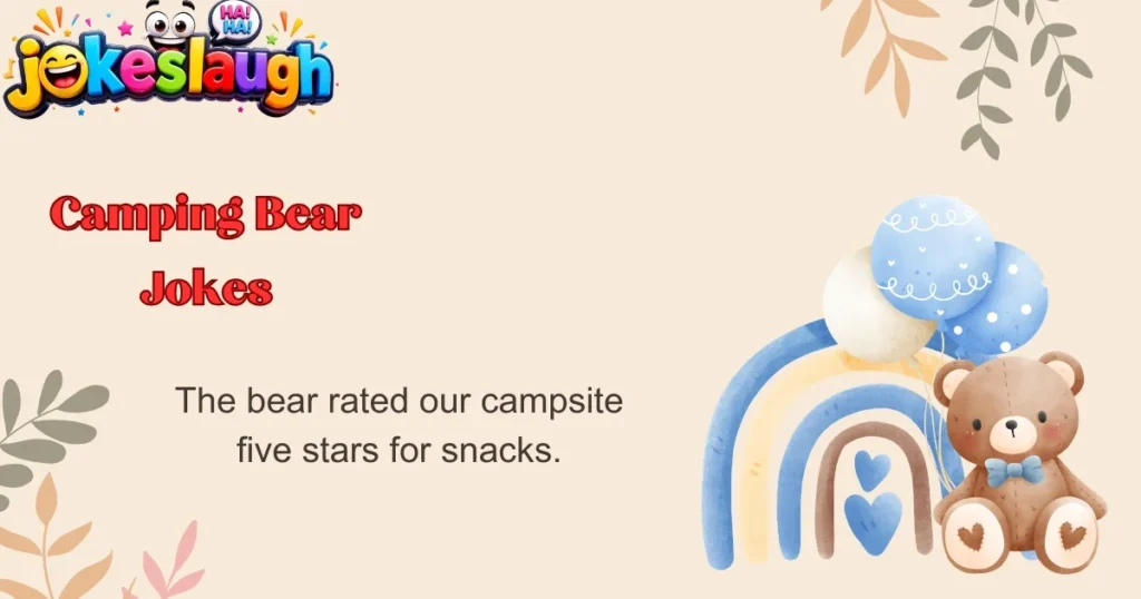 Camping Bear Jokes