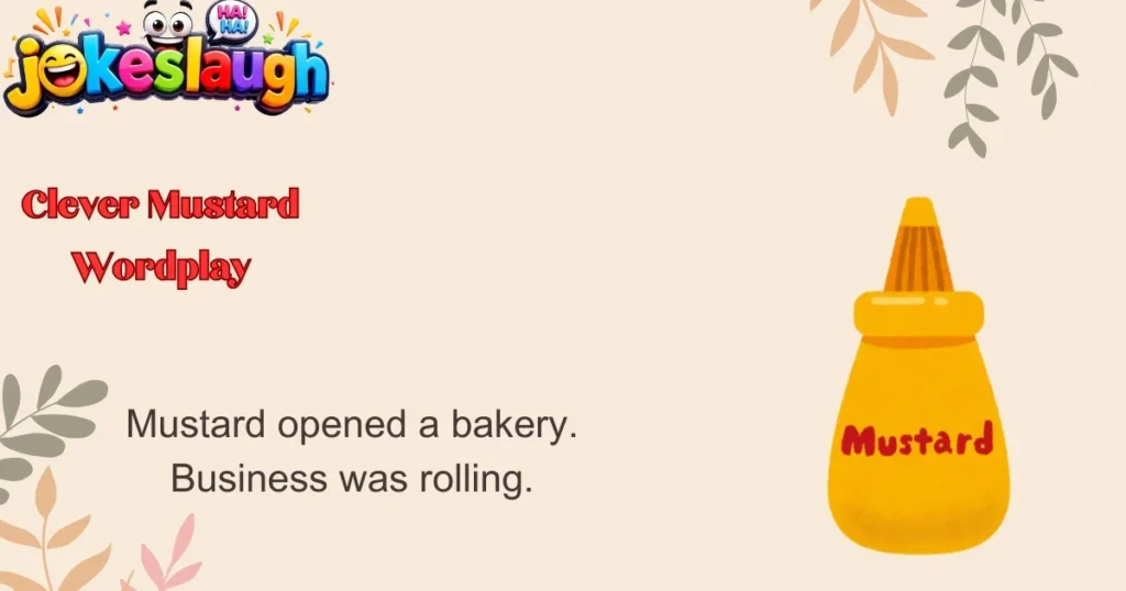 Clever Mustard Wordplay