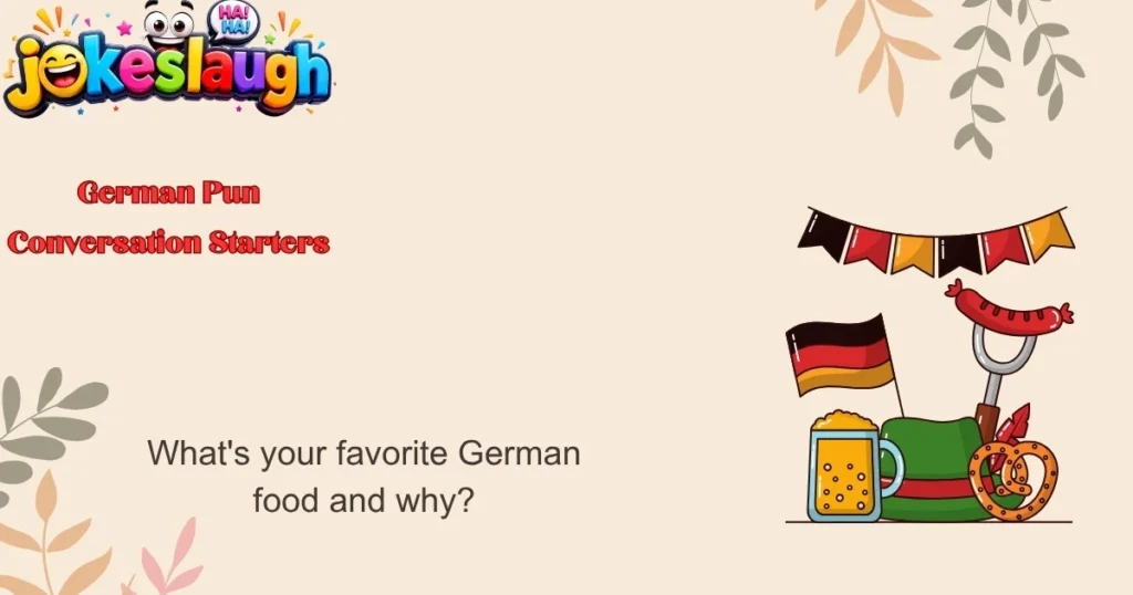 German Pun Conversation Starters