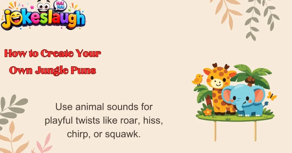 How to Create Your Own Jungle Puns