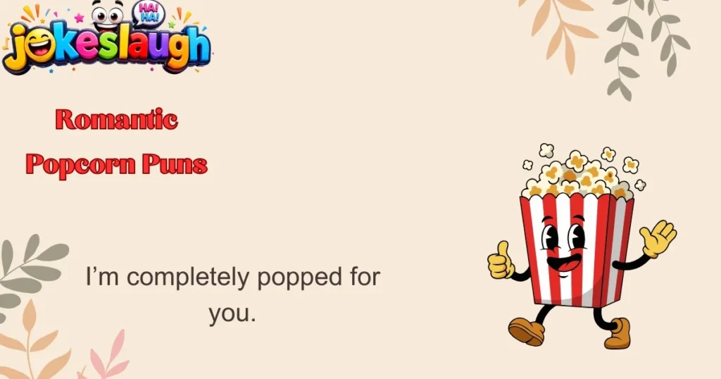 Romantic Popcorn Puns