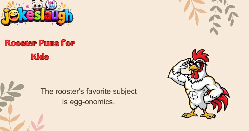 Rooster Puns for Kids