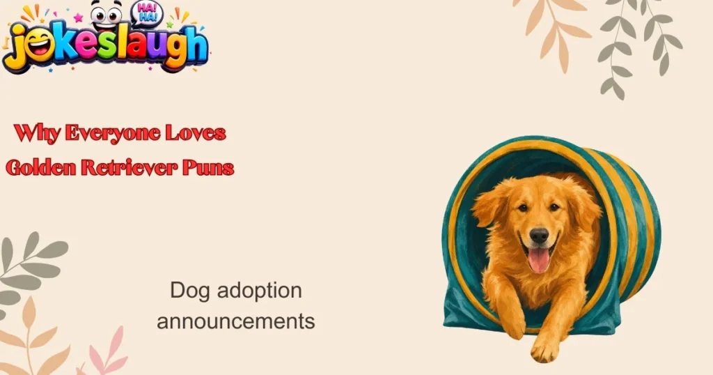Why Everyone Loves Golden Retriever Puns