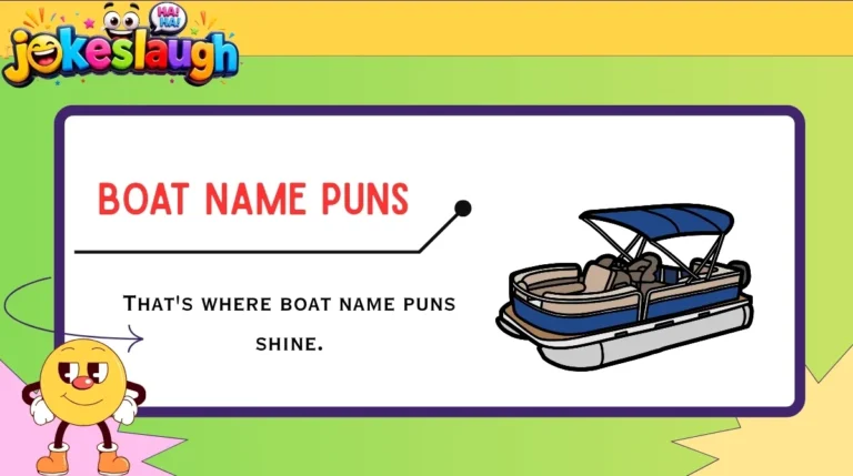 Boat Name Puns